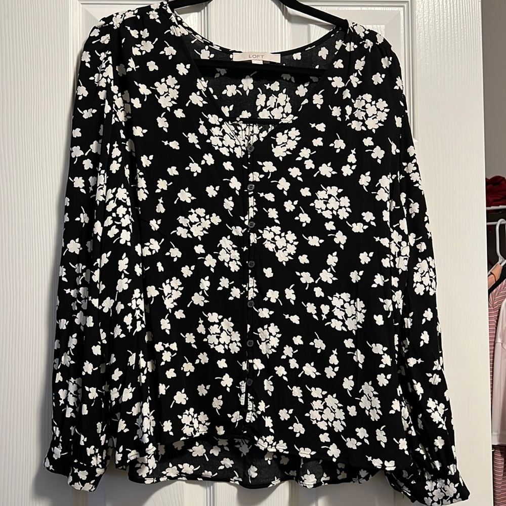 Black and White Pattern Top